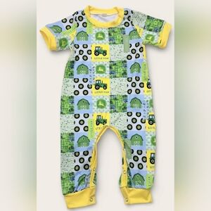 John Deere Design Print Kids One Piece